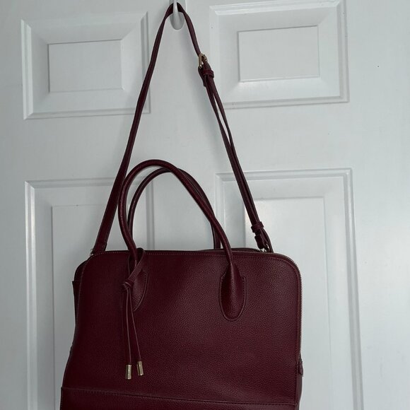Urban Expressions Oriana Double Zip Work Satchel - Picture 9 of 16